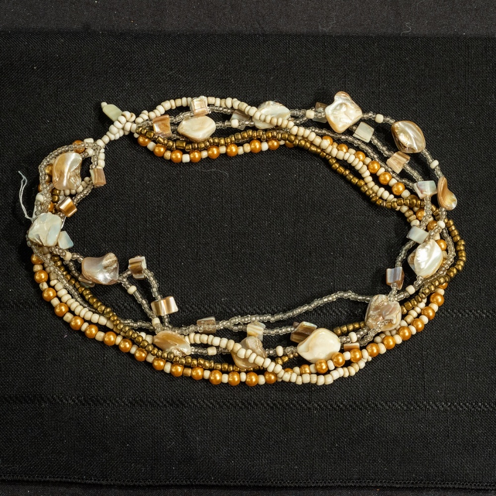 18" Mother of Pearl Shell Handmade Necklace